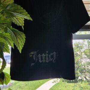 Juicy Couture Black Zip-Up Hoodie